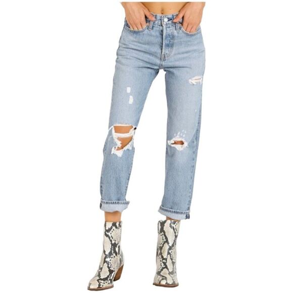 Levi's Wedgie Straight Jeans Authentically Yours - Picture 1 of 8